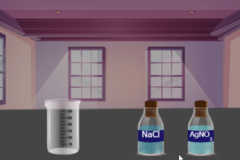 Interaksi Larutan Natrium Klorida dengan Larutan Perak Nitrat